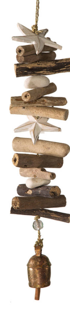 Double Star/Wood/Beads & Bell
