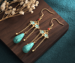 Enamel Wings Earrings