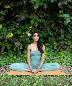 YDL Cork Yoga Mat - Best For Eco-Conscious Yogis: Mandala Black / 1.5mm