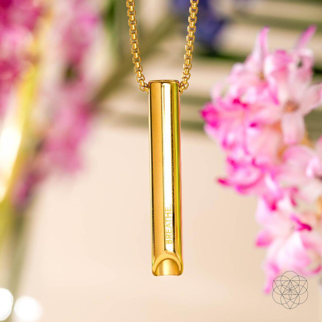 BREATHE. and Cycle Breaker - Mindfulness Breathing Necklaces: Silver CYCLE BREAKER