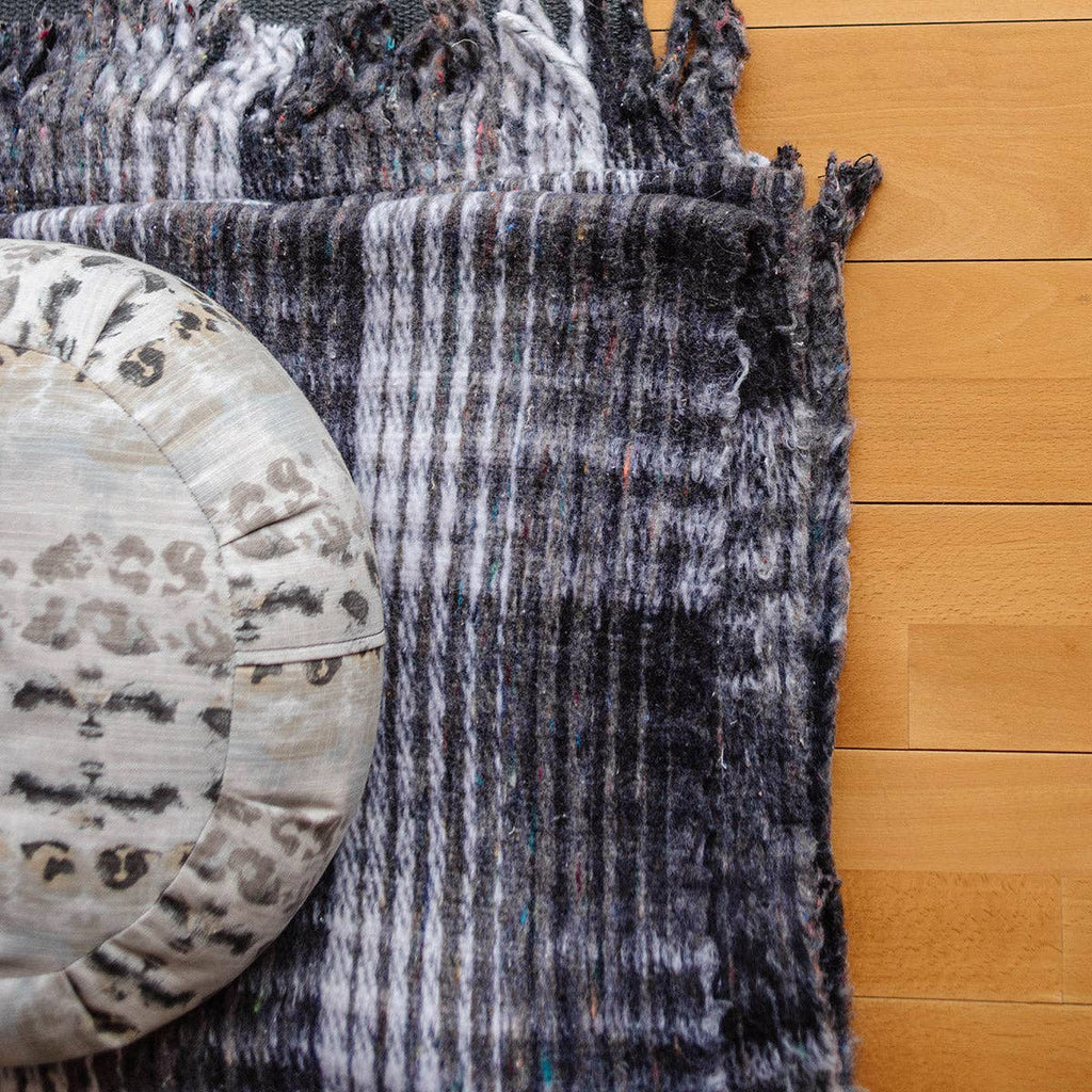 Zafu Meditation Cushion: Misty Palms