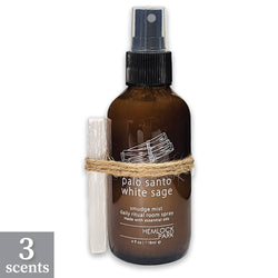 Smudge Spray & Crystal Set: Lavender + Sage
