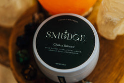Chakra Balance 6.5oz Wooden Wick Candle: White