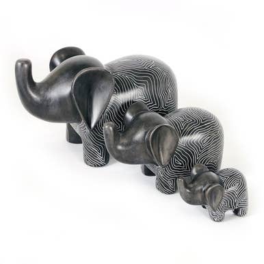 Graphic Gray Elephant - Soapstone: 7