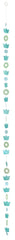 Capiz Shell Garlands - Aqua Lotus