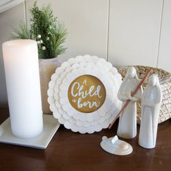3 Piece Nativity, Natural
