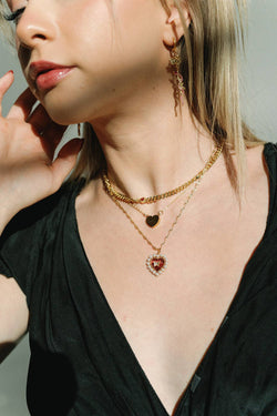 Crimson Memories | Heart Necklace