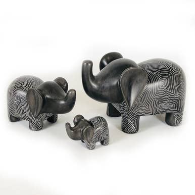 Graphic Gray Elephant - Soapstone: 7