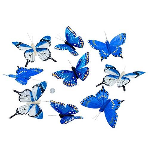 Blue Butterfly Garland - JL325