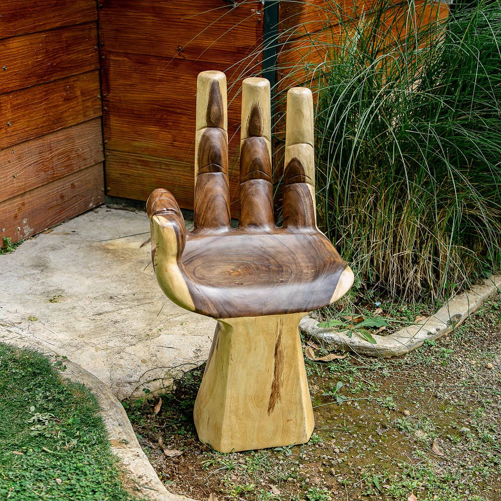 Suarwood Hand Shaped Decorative Chair - Large