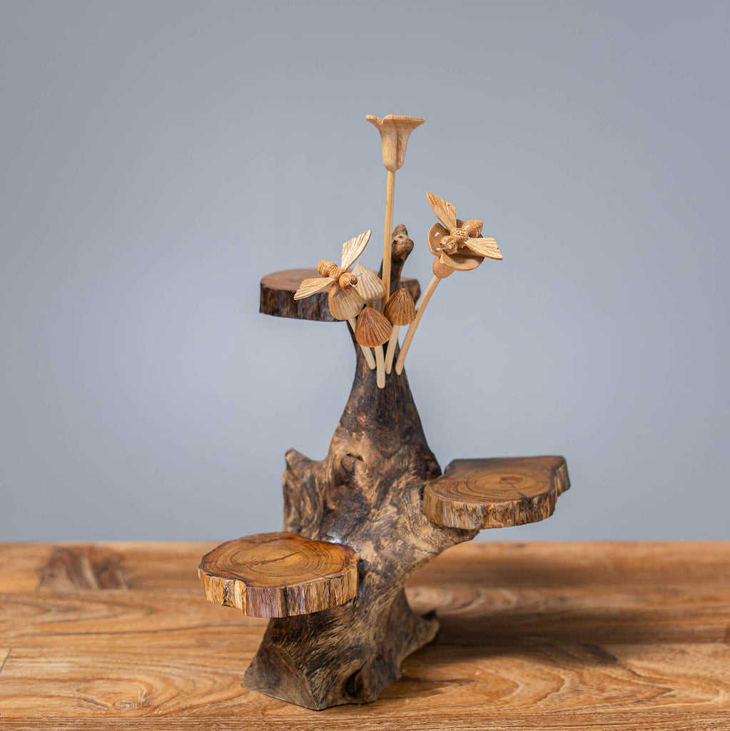 Mini Display Stand with Parasite Mushrooms 12