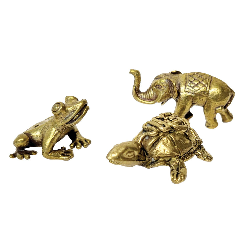 Brass Spirit Animal Mini Statues (Price per Unit): (1