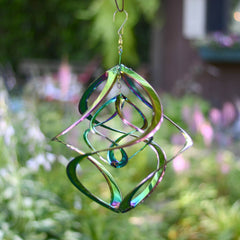 Rainbow Double Helix Cosmix Garden Spinner - 14