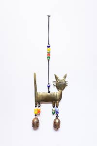 Tail Up Kitty/Beads & Bells