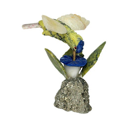 Humming Bird on Flower Stand