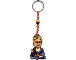 Tibet Baby Buddha Durepox Resin Figurine Keychain