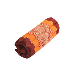 Zafuko Rollable Yoga & Meditation Cushion: Black/Red / Medium