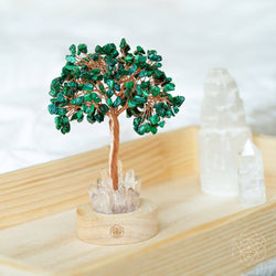Malachite Anxiety Tree Lamp