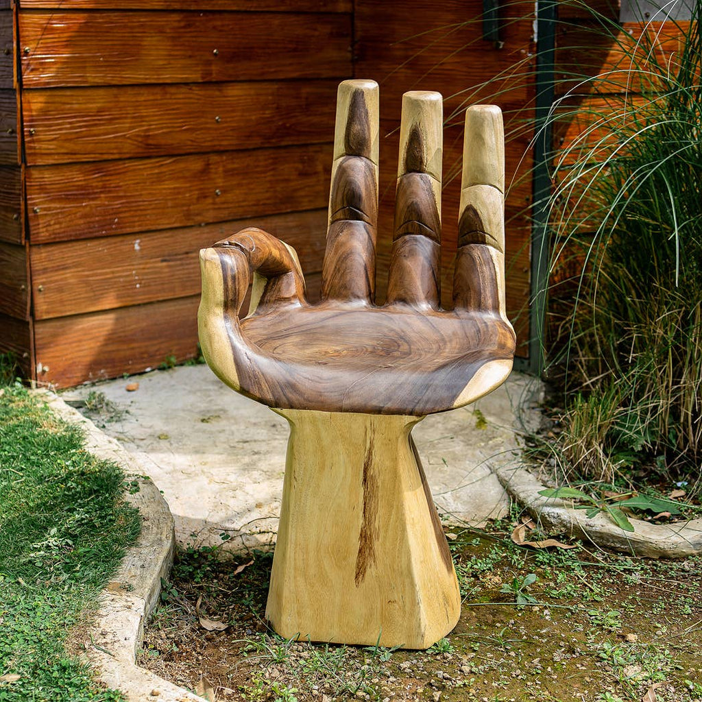 Suarwood Hand Shaped Decorative Chair - Large