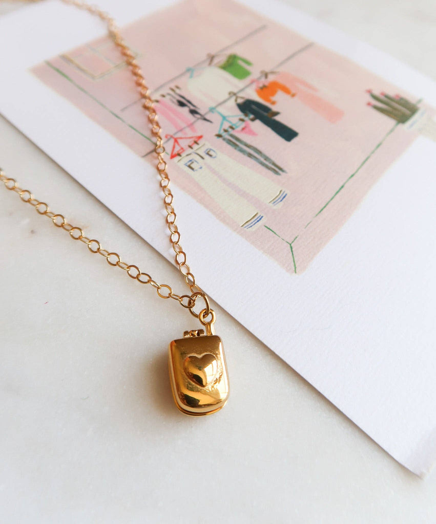 Call Me Maybe Flip Phone Necklace
