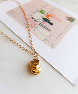 Call Me Maybe Flip Phone Necklace