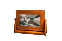 Cherry Wood (Traditional) Moving Sand Art Pictures: Summer Turquoise / XLarge