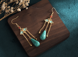 Enamel Wings Earrings