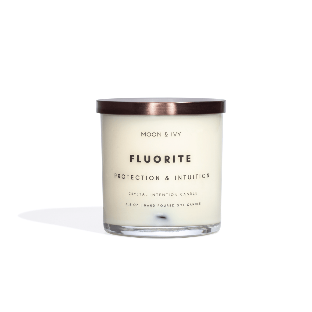 Fluorite Crystal Intention Candle