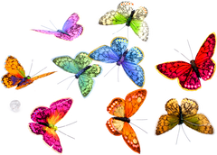Fall Rainbow Butterfly Garland - THH7042B